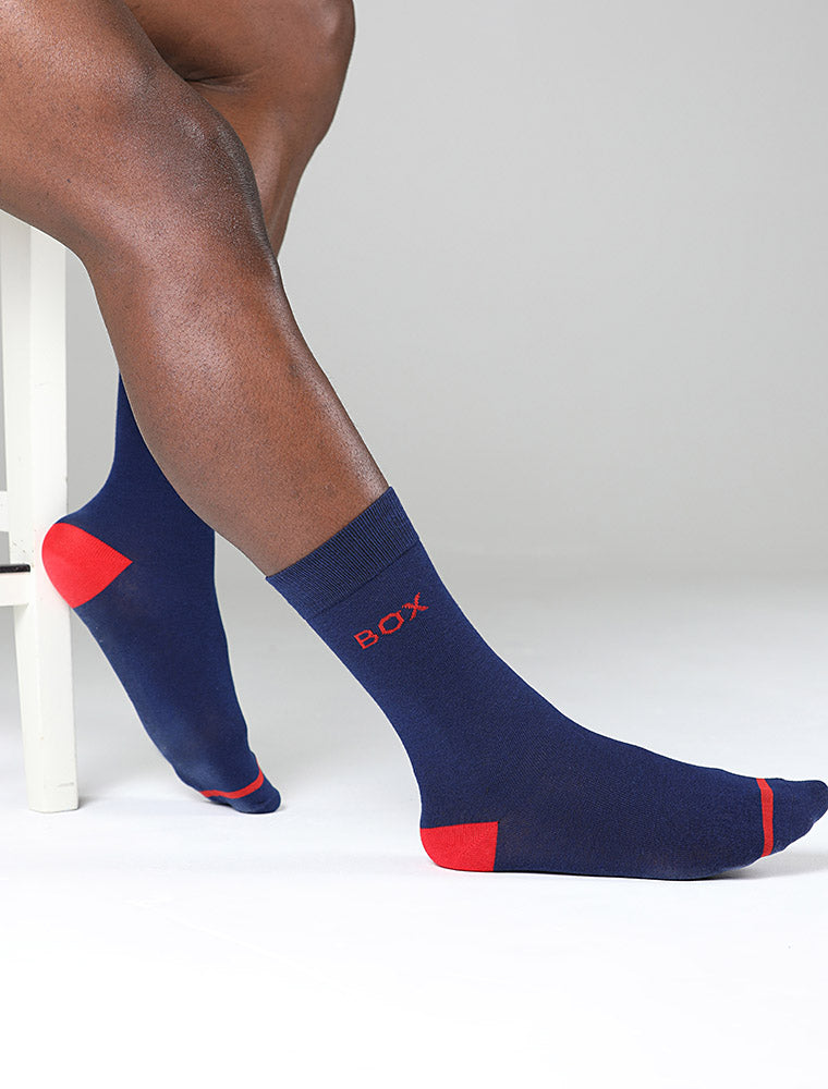 Navy Candy - Lux Dress Socks