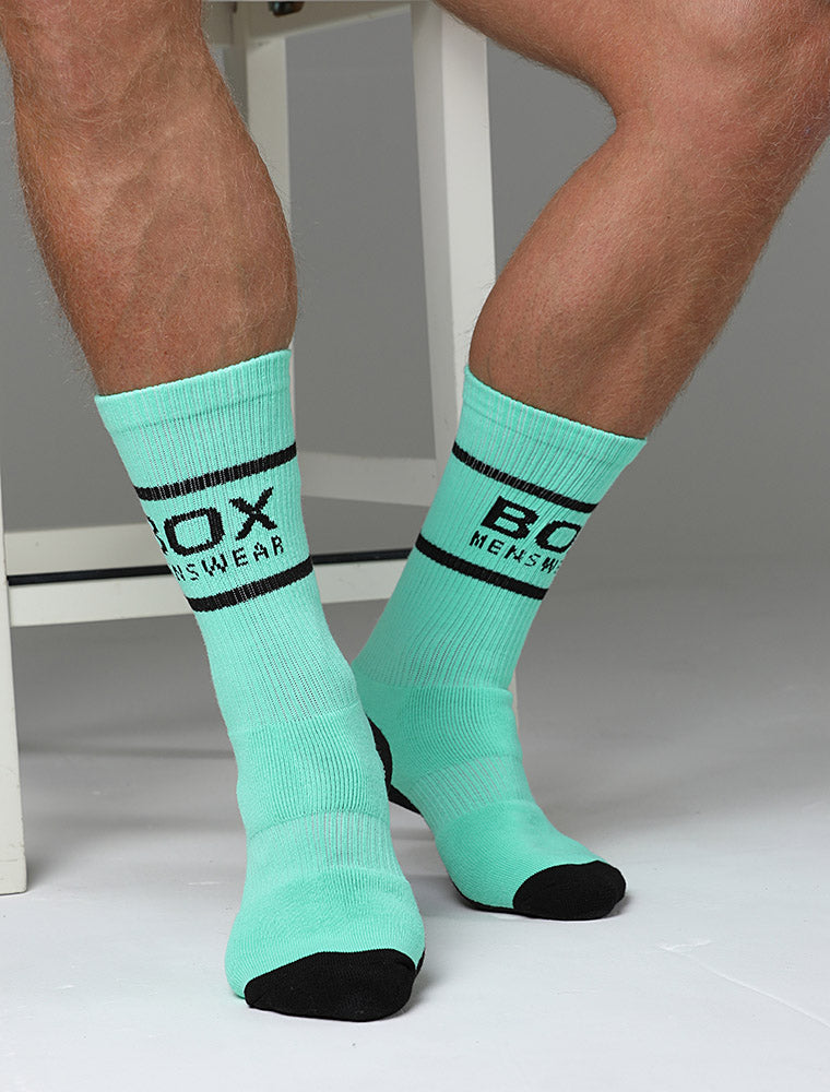 Soft Green Lux Sports Socks
