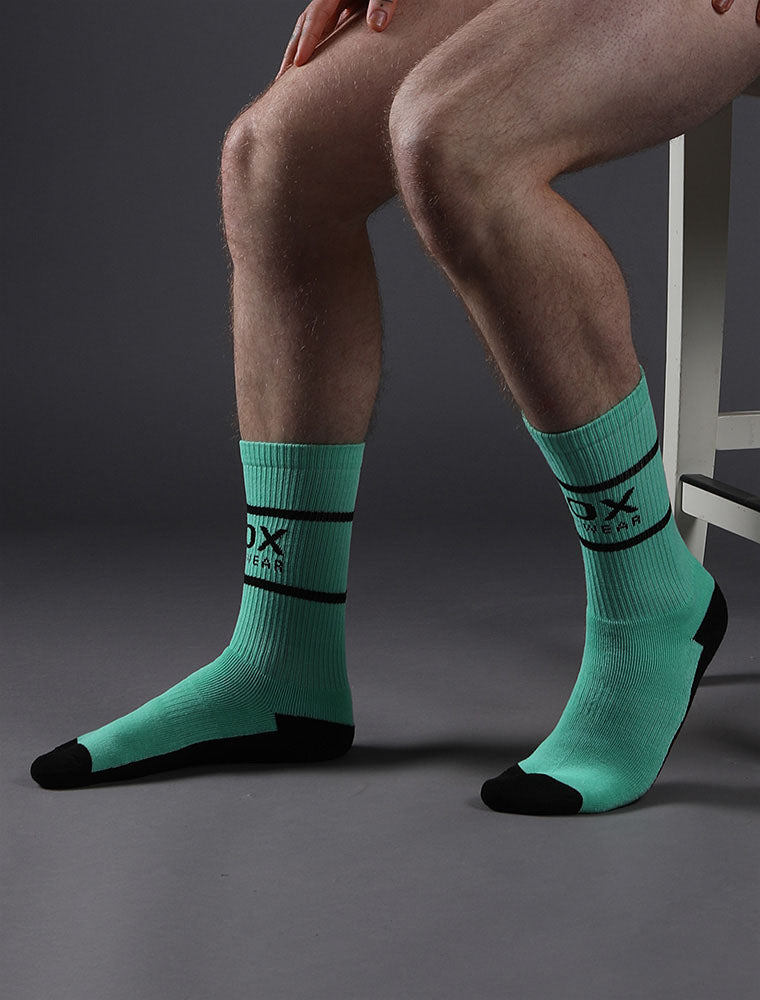 Soft Green Lux Sports Socks