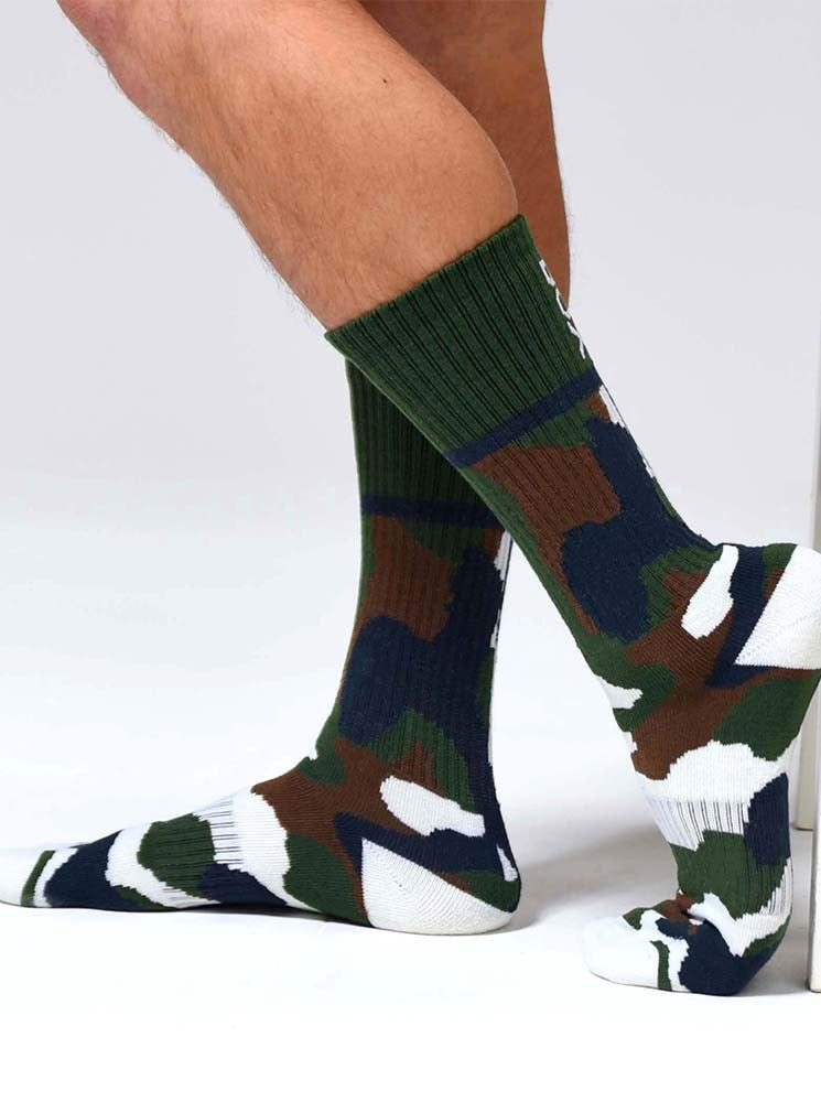 Box Sports Socks - Military Camo