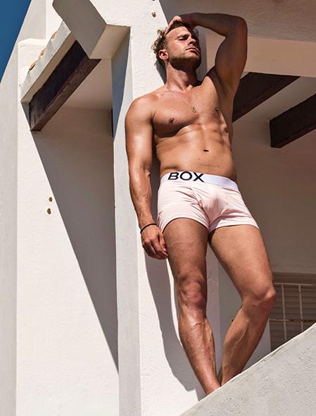 Ross Norton pink boxers bulge
