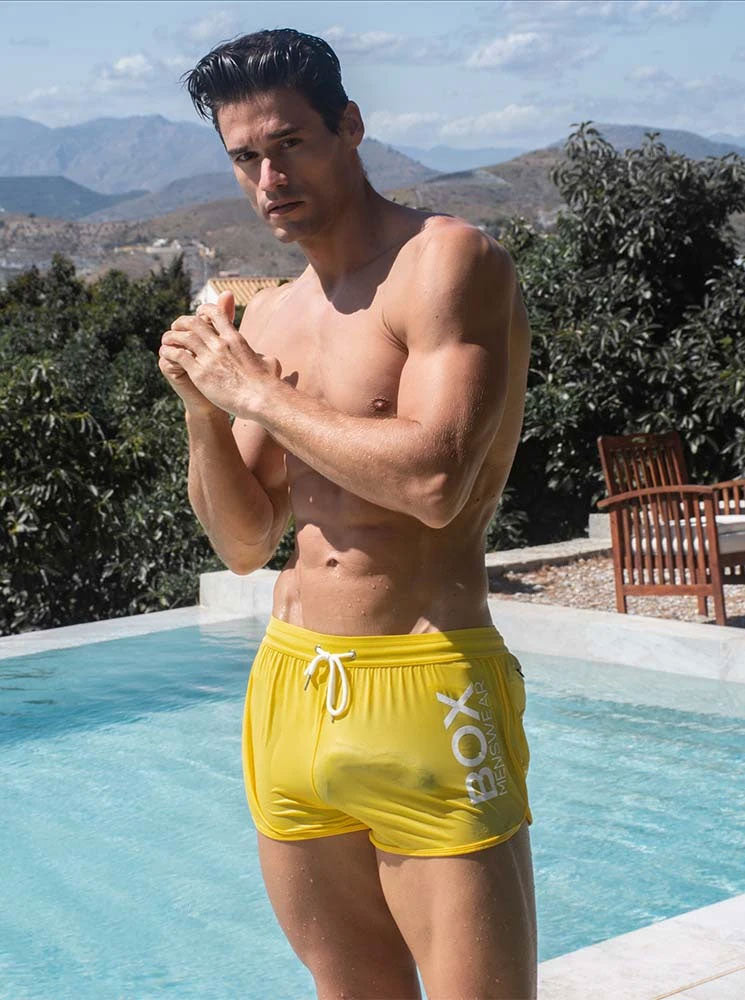 Swimming Shorts - Soft Yellow