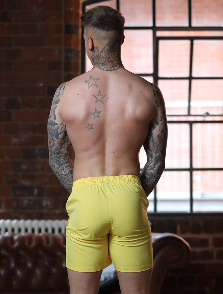 Pocket Sports Shorts: 3.0 - Canary Yellow