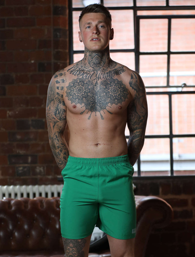 Pocket Sports Shorts: 3.0 - Forest Green