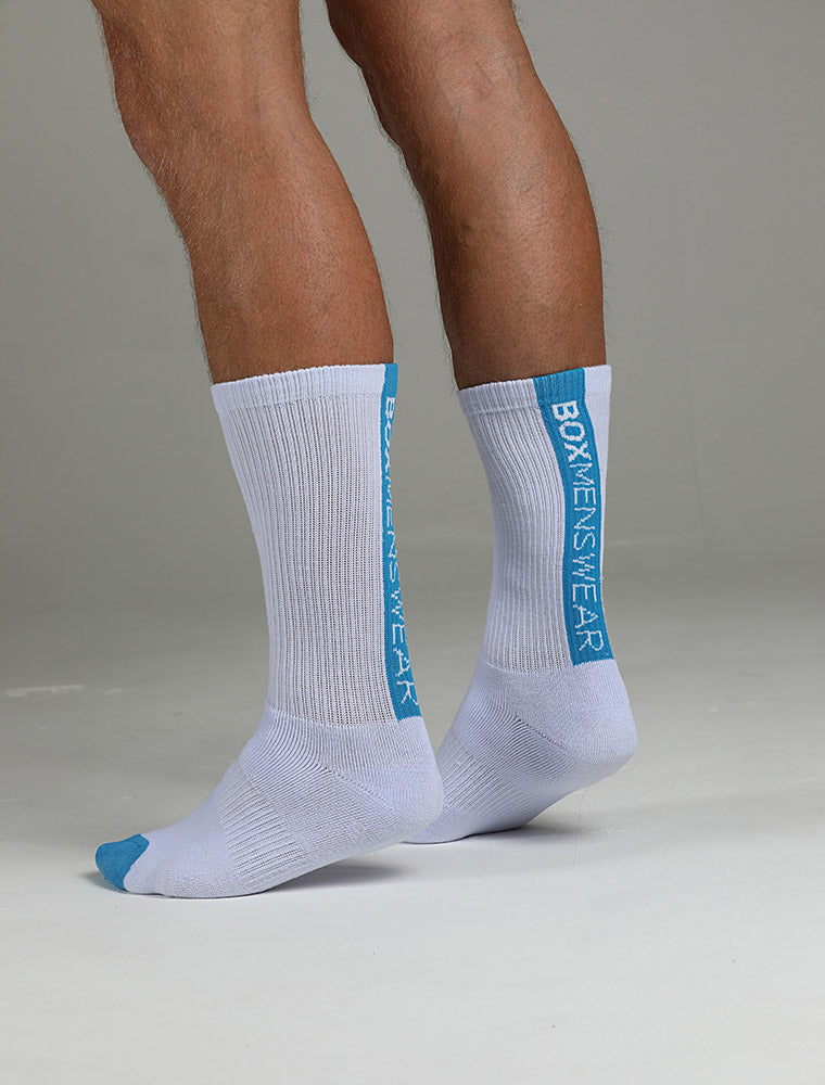Reverse Blue Strip Lux Sports Sock